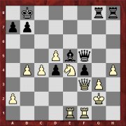 position after 27... Qxf5